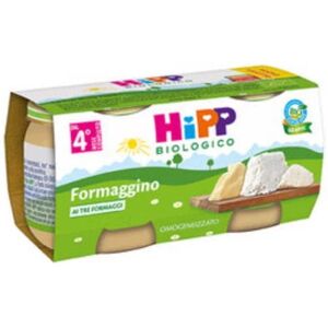 hipp bio omogeneizzato formaggino ai tre formaggi 2x80g