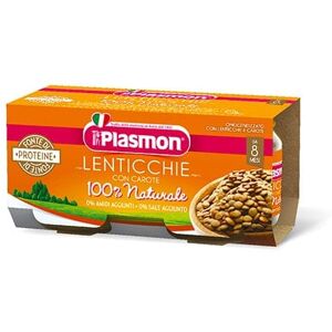 plasmon omogeneizzato lenticchie con carota da 8 mesi 2 x 80 g