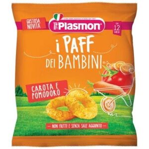 plasmon i paff dei bambini carota e pomodoro da 12 mesi 15 g