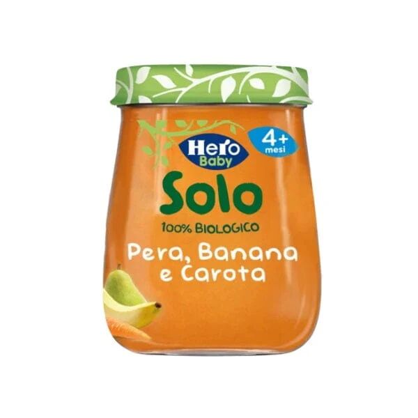Hero Baby – Hero Baby Solo Pera Banana E Carota 120g.