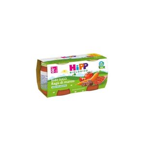 Hipp Omogeneizzato Baby Sugo Ragù Di Manzo Biologico 2x 80 G