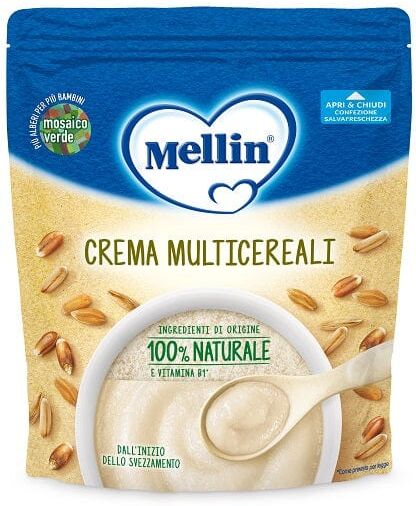 Mellin Crema Multicereali Da 4 Mesi 200 g