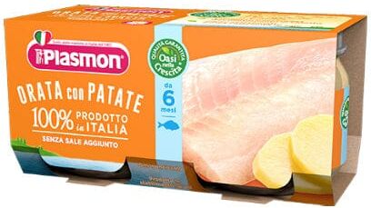 PLASMON Omogeneizzato Orata Con Patate 2x80 g