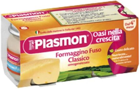 PLASMON Omogeneizzato Formaggino Fuso Classico 2x80 g