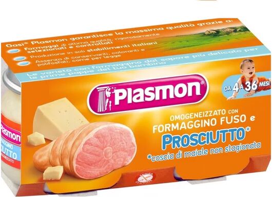 PLASMON Omogeneizzato Prosciutto Cotto 2x80 g