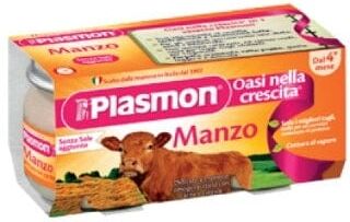 PLASMON Omogeneizzato Manzo 2x120 g