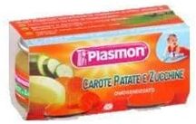 PLASMON Omogeneizzato Carote Patate Zucchine 2x80 g