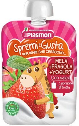 PLASMON Spremi E Gusta Mela E Fragola 100 Ml