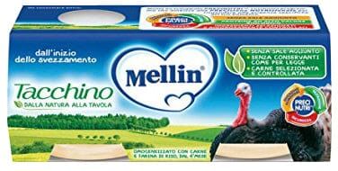 Mellin Omogeneizzato Tacchino 2x120 Ml