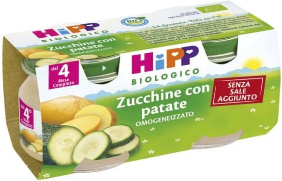 HIPP Omogeneizzato Zucchine Patate Biologiche 2x80 g