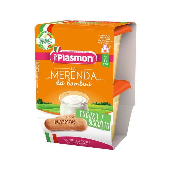 PLASMON Yogurt E Biscotto Merenda 2 x 120 g