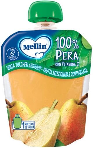 Mellin Merenda 100% Pera Con Vitamina C 90 g