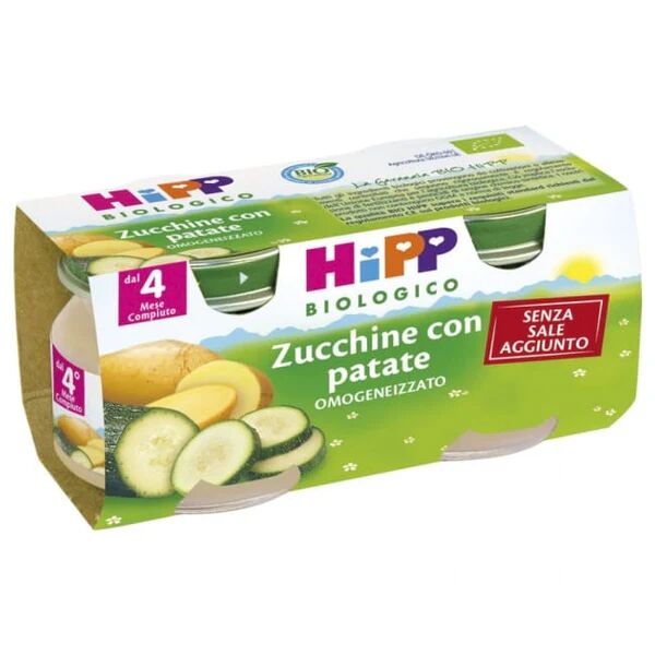 HIPP Omogeneizzato Zucchine Patate Biologiche 2x80 g