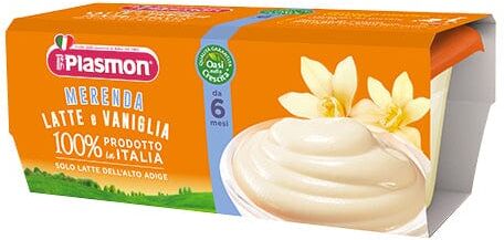 PLASMON Latte Alla Vaniglia Merenda 2 x 120 g