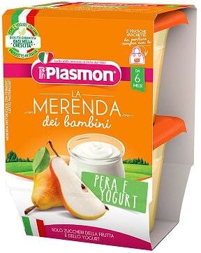 PLASMON Pera E Yogurt Merenda 2 x 120 g