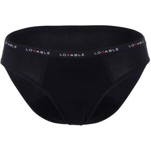 LOVABLE Slip Da Ciclo Flusso Medio Nero Misura Xs Period Panties