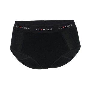 LOVABLE Slip Alto Da Ciclo Flusso Medio Nero Misura L Period Panties