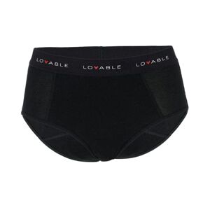 LOVABLE Slip Alto Da Ciclo Flusso Abbondante Nero Misura L Period Panties