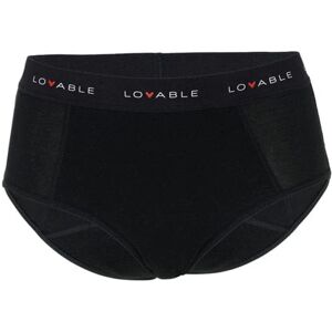 LOVABLE Slip Alto Da Ciclo Flusso Abbondante Nero Misura Xl Period Panties