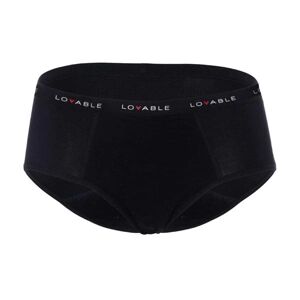 LOVABLE Culotte Da Ciclo Flusso Medio Nero Misura M Period Panties