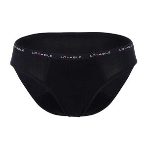 LOVABLE Slip Da Ciclo Flusso Medio Nero Misura L Period Panties