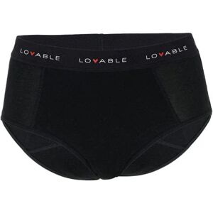 LOVABLE Slip Alto Da Ciclo Flusso Medio Nero Misura S Period Panties