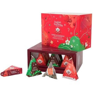 ENGLISH TEA SHOP Xmas Supergoodness Box 12 Piramidi Singole In 3 Sapori Bio