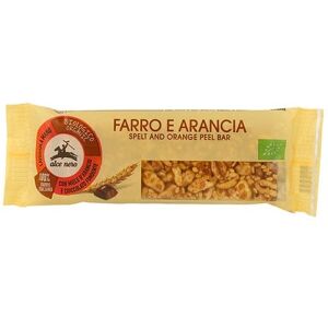 ALCE NERO Barretta Bio Farro Cioccolato E Arancia 22 g