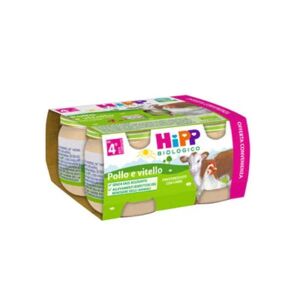 HIPP Bio Omogeneizzatopollo E Vitello 4x80 g