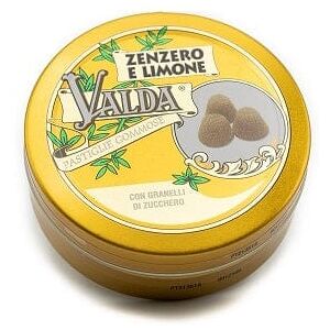 VALDA Zenzero E Limone Pastiglie Gommose Con Zucchero 50 g