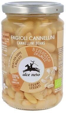 ALCE NERO Fagioli Cannelli Lessati Biologici 300 g