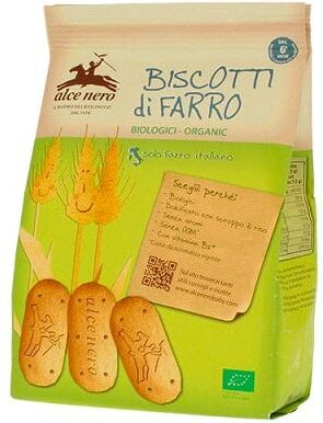 ALCE NERO Biscotti Di Farro Biologici 250 g