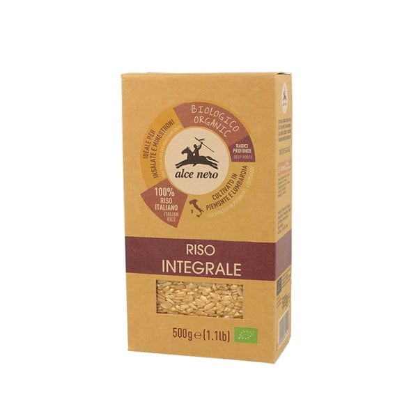 ALCE NERO Riso Integrale Biologico 500 g