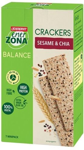 ENERVIT Enerzona Balance Crackers Sesame E Chia 175 g