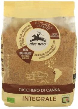 ALCE NERO Zucchero Di Canna Integrale 500 g