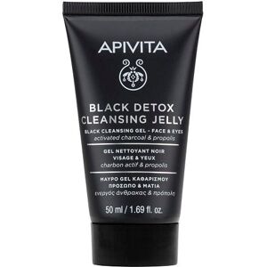 APIVITA Face Cleansing Mini Gel Detergente Nero Viso & Occhi 50 Ml