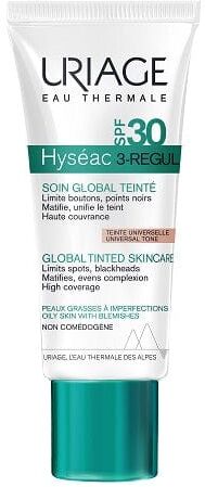 URIAGE Hyséac 3-regul Crema Colorata Spf 30 Tubo 40 Ml