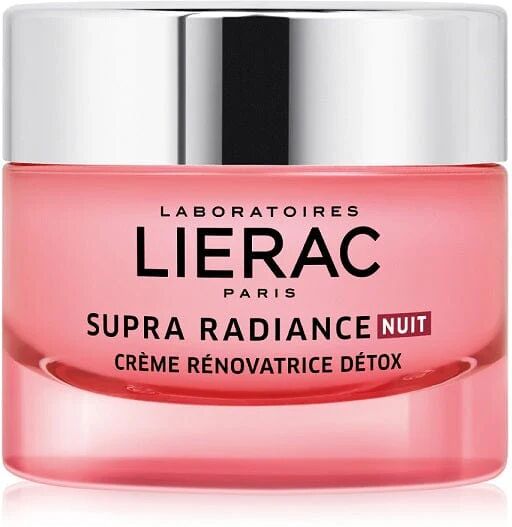 LIERAC Supra Radiance Crema Detox Rinnovatrice Notte 50 Ml