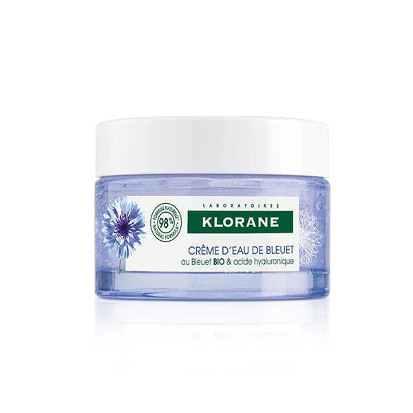 KLORANE Crema D’Acqua Di Fiordaliso Bio e Ac Ialuronico Origine Vegetale 50 Ml