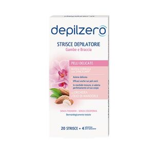 DEPILZERO Gambe E Braccia 20 Strisce