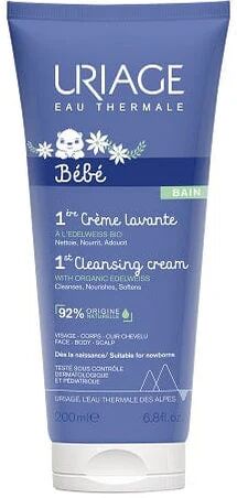 URIAGE Bebé Bain Creme Lavante Detergente Senza Sapone 200 Ml