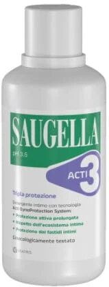 SAUGELLA Acti3 Tripla Protezione Detergente Intimo 500 Ml