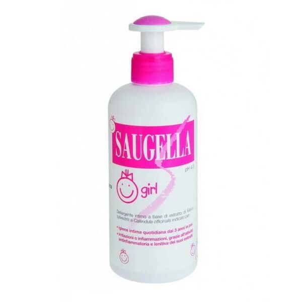 SAUGELLA Girl Detergente Intimo Ph Neutro 200 Ml