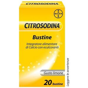 CITROSODINA Granulato Effervescente 20 Bustine Gusto Limone