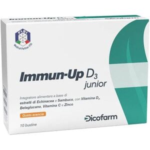 DICOFARM Immun-up D3 Junior 10 Bustine Gusto Arancia