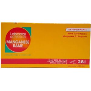 LABCATAL Nutrition Mn/cu Manganese Rame 28 Fiale Da 2 Ml