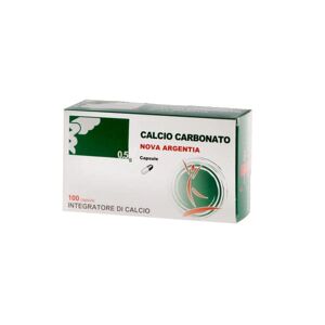 NOVA ARGENTIA Calcio Carbonato Na 0,5 g 100 Capsule