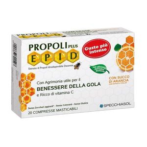 EPID Propoli Plus Benessere Gola Succo Arancia 20 Compresse Masticabili