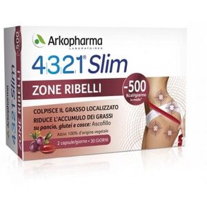 ARKOPHARMA 4321 Slim Zone Ribelli 60 Capsule