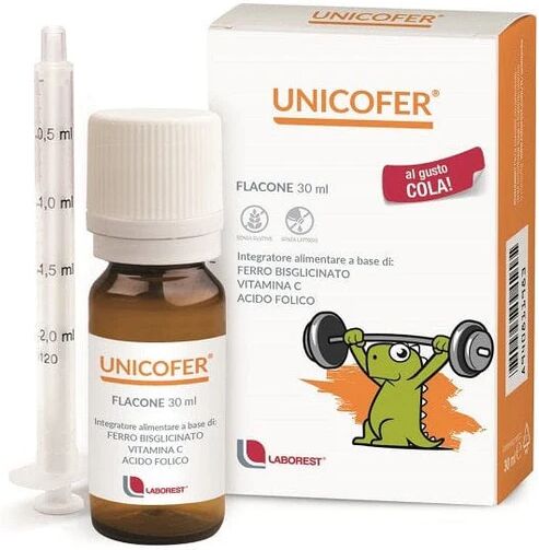 laborest unicofer gocce gusto cola flacone 30 ml